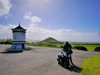 motorbike scooter rental azores road trip São Miguel Ponta Delgada