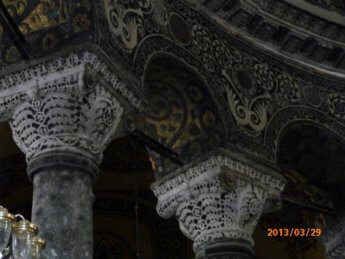 22 details hagia sophia columns 2013 museum