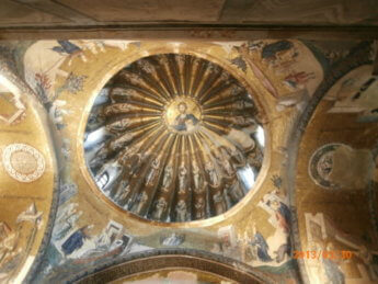 28 Kariye Museum 2013 visit ceiling decorations christianity