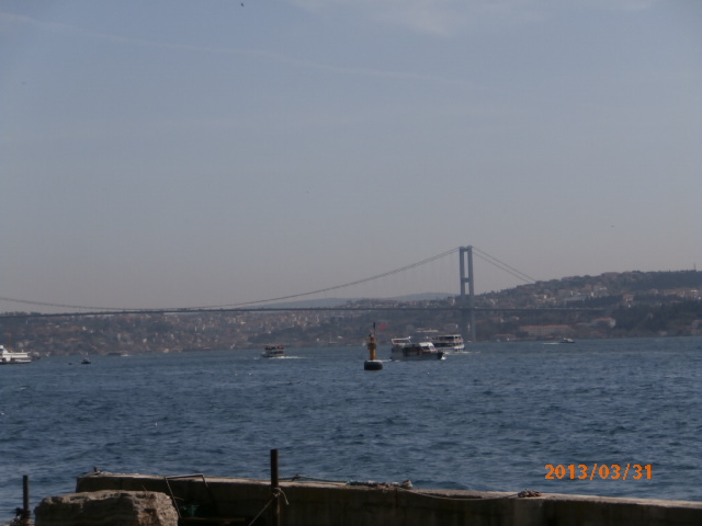 5 first bosphorus bridge as seen in 2013 istanbul city trip