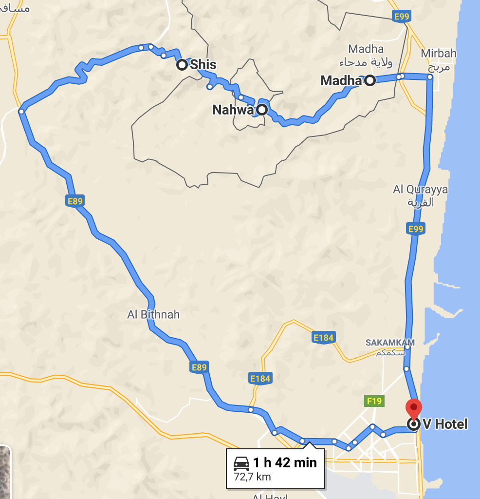 Madha and Nahwa Exclaves in Oman + UAE—Traveling Through the Donut Hole ...