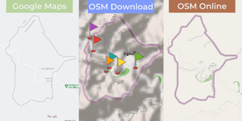 nahwa and madha border disagreement between maps