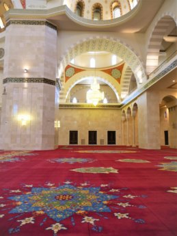 10 Belgian carpet interior arabesque pattern design Sheikh Zayed Grand Mosque Fujairah