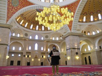 9 Iris interior Sheikh Zayed Grand Mosque Fujairah City East Coast UAE