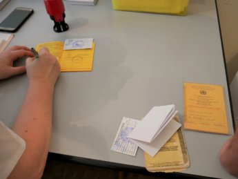 4 yellow card book yellow fever vaccination passport covid-19 sinopharm bishkek kyrgyzstan