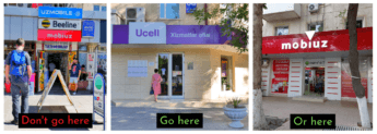 Don't go here how to buy a SIM card in Tashkent Uzbekistan