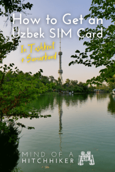 Buying a SIM card in Tashkent Samarkand Uzbekistan