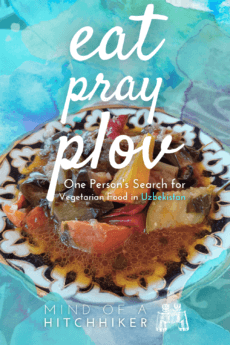 Eat pray plov pin turquoise uzbekistan sote food vegan vegetarian
