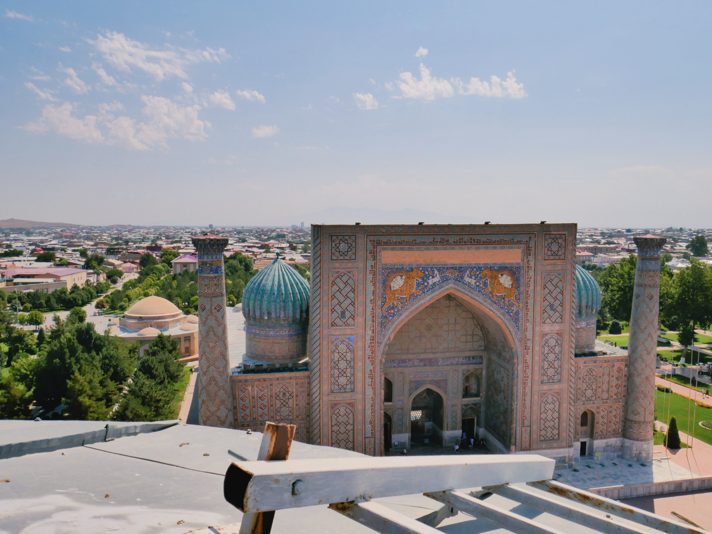 sherdor madrasah vista minaret registan samarkand
