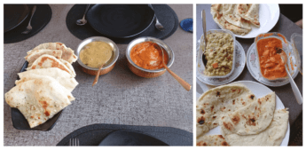 indian food vegetarian in uzbekistan tashkent restaurant the host paneer naan matter malai kofta