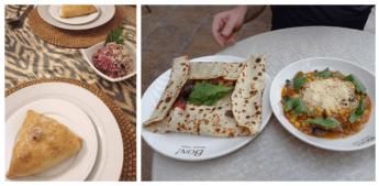 vegetarian somsa in uzbekistan sarmarkand food