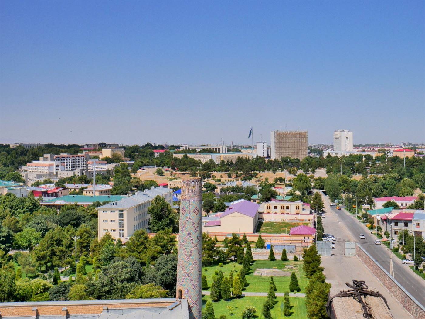 vista registan samarkand uzbekistan