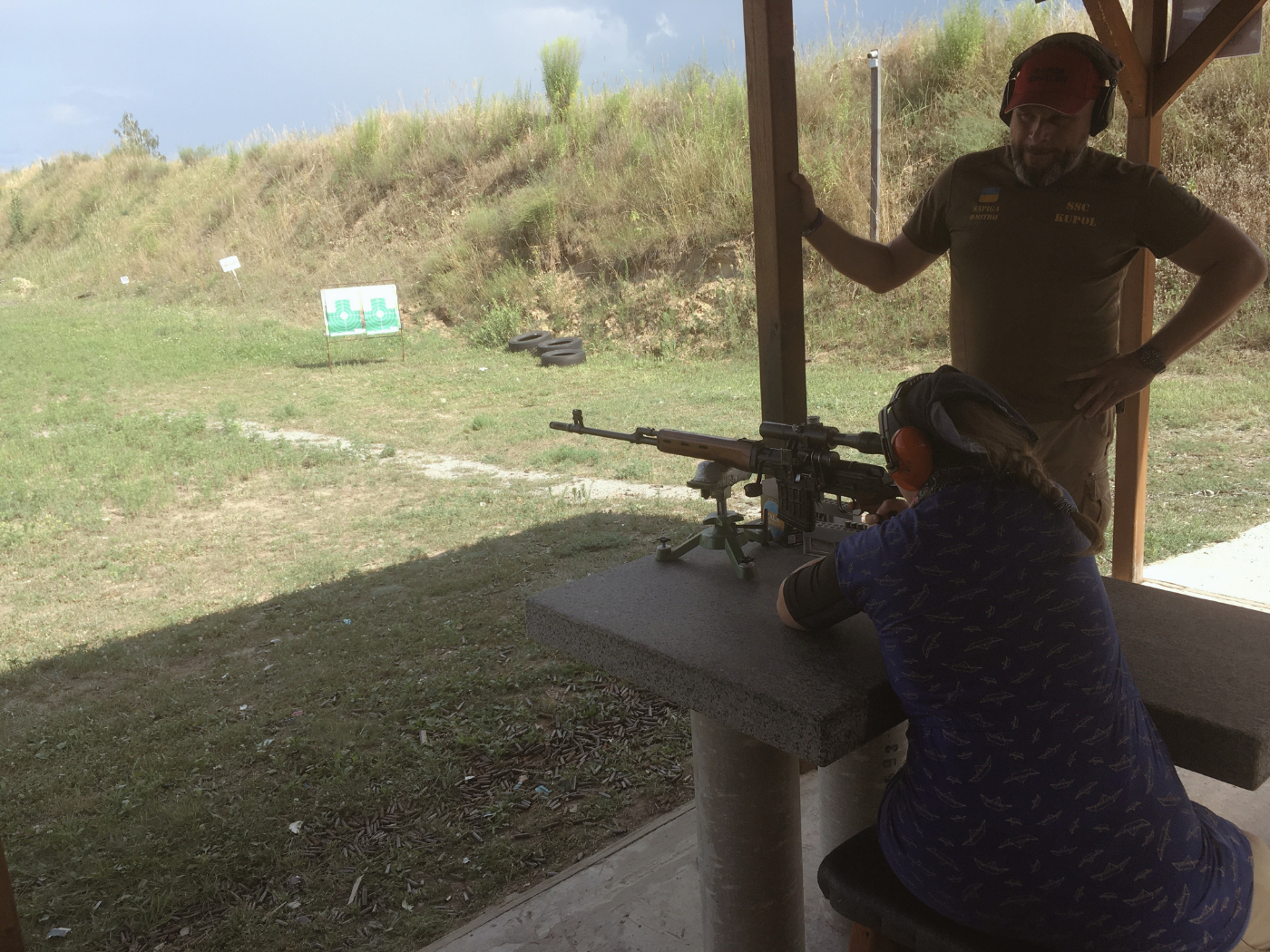 Iris shooting sniper rifle