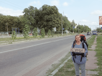 bilopillya to Sumy hitchhiking ukraine