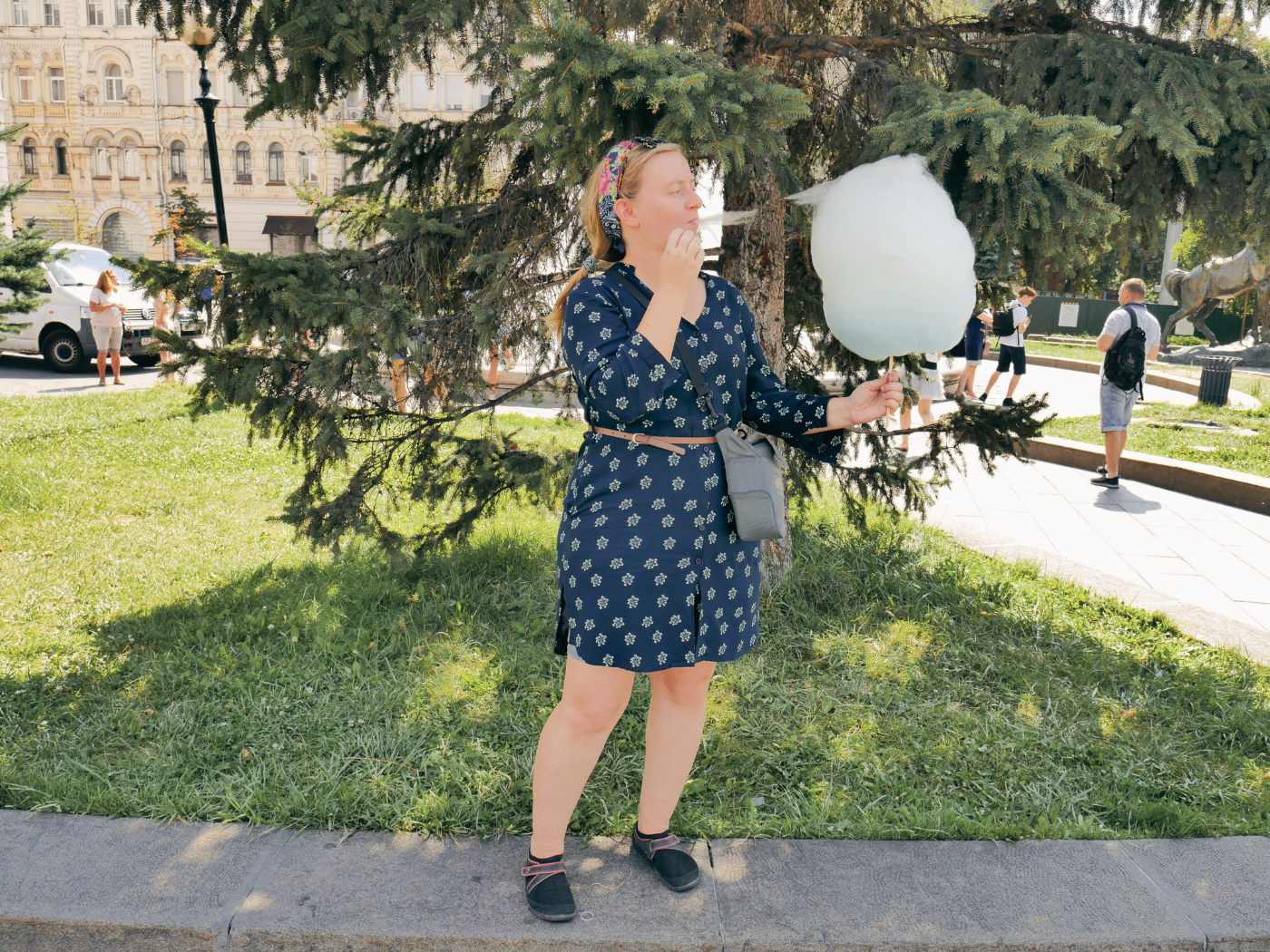 Cotton candy at Maidan Nezalezhnosti