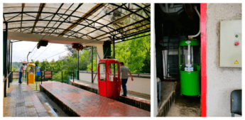 kharkiv cable car upper station maintenance area gondola lift