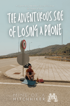 99 happy places guest post phone lost hitchhiking in Greece