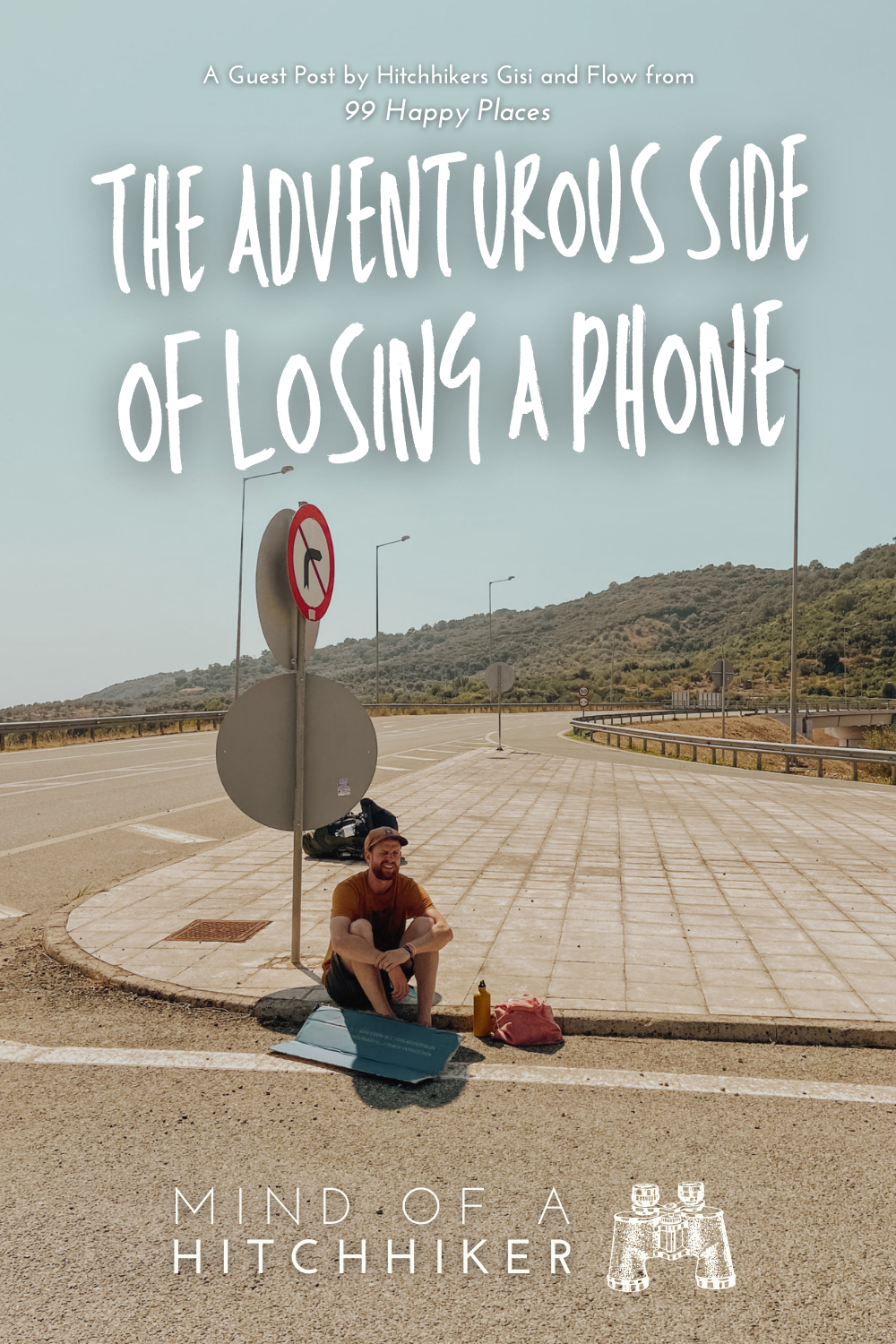 99 happy places guest post phone lost hitchhiking in Greece