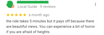 google maps review odesa cable car experience a bit of horror