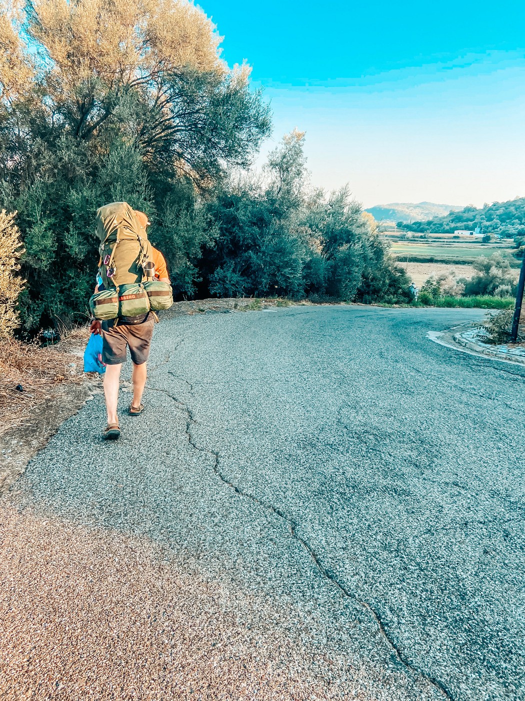 Leaving Gouriotissa Greece Aetolia-Acarnania hitchhiking