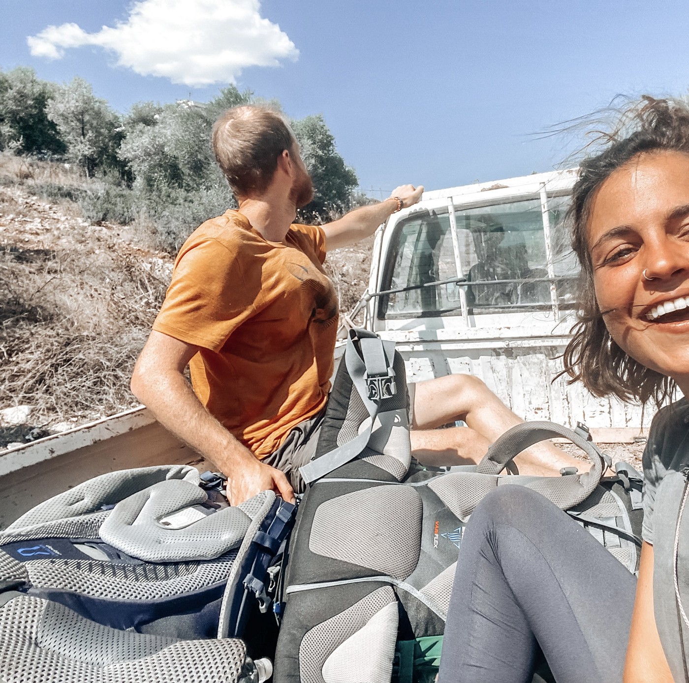 One of the pickup rides Aetolia-Acarnani region Greece hitchhiking