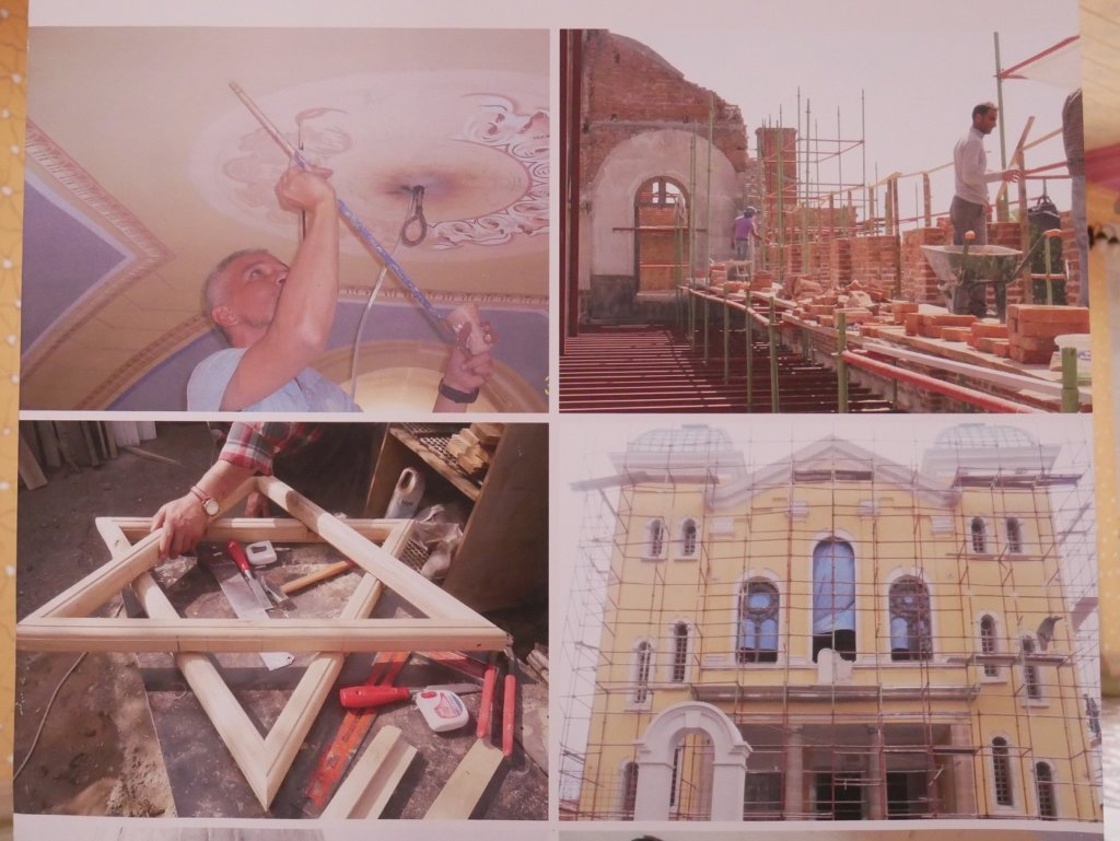 renovation photos from Edirne Büyük Sinagogu synagogue Turkey Thrace