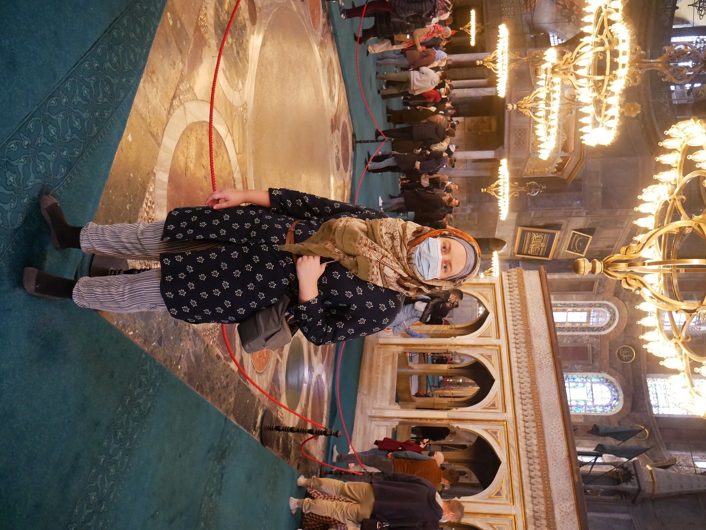 5 Iris Mind of a Hitchhiker istanbul turkey ayasofya mosque omphalion open carpet