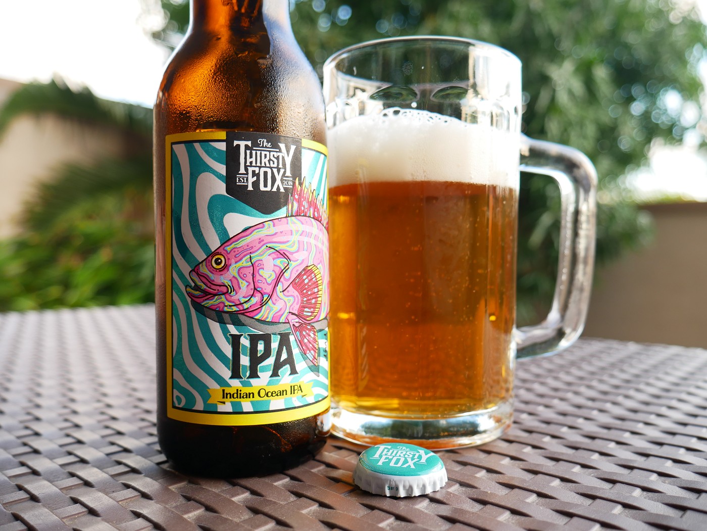 Indian Ocean IPA the thirsty fox Mauritius