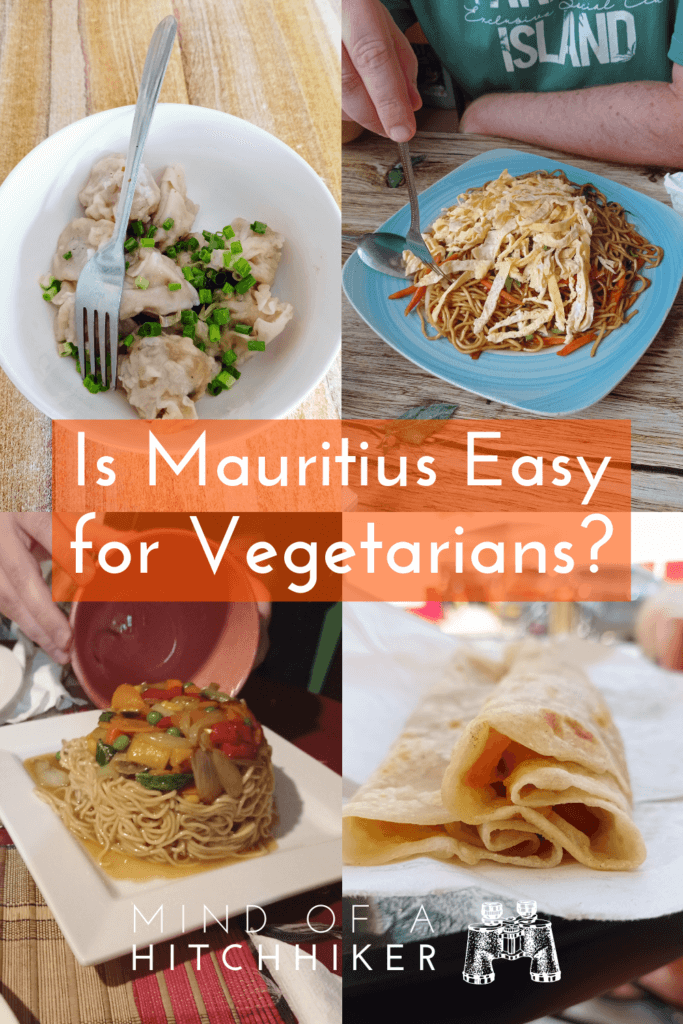 Is it easy to find food as a vegetarian in Mauritius