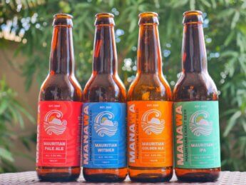 Manawa Phoenix craft beer in Mauritius new line bottles
