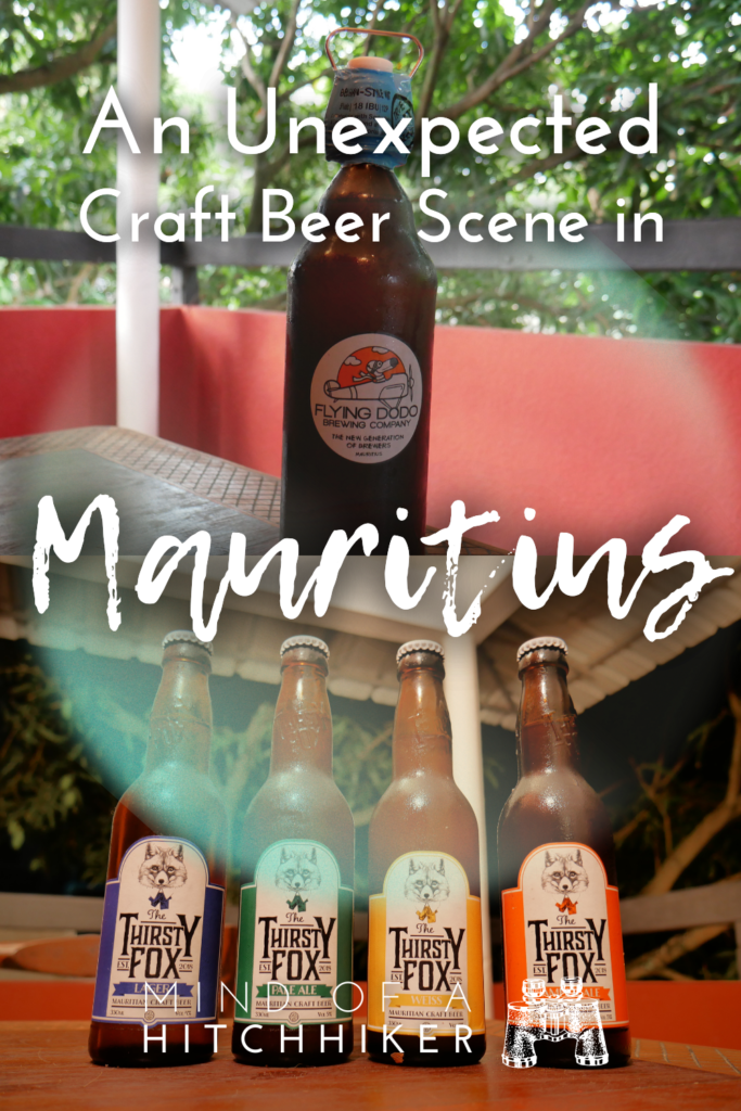 flying dodo thirsty fox craft beer Mauritius
