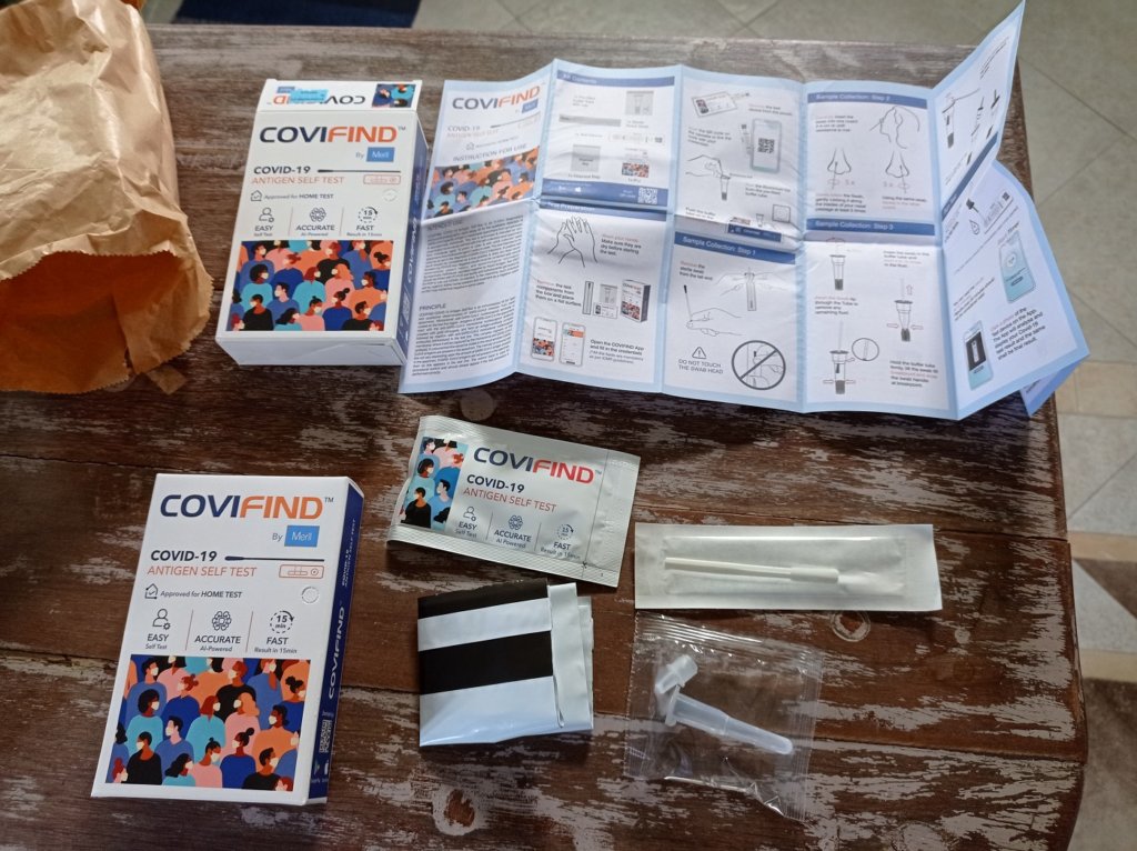 covifind rapid antigen self test covid-19 at home Mauritius