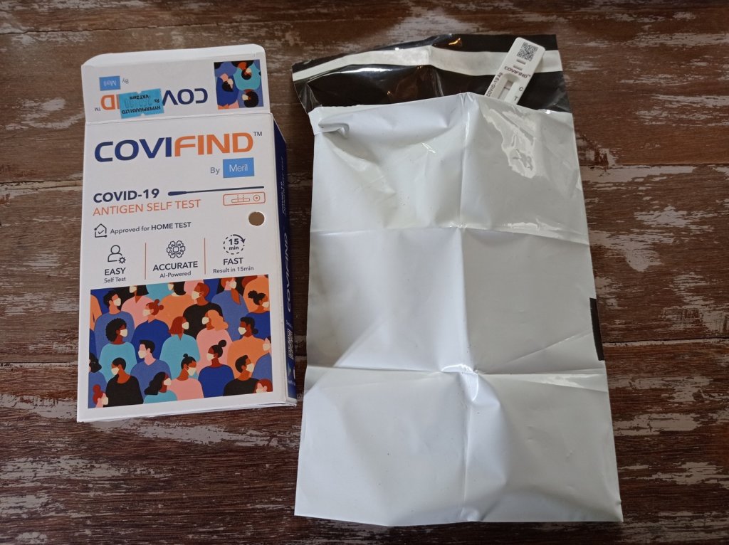 covifind disposal of rapid antigen test in Mauritius 5th-day test