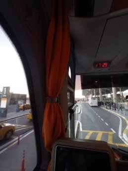 4 arrival at istanbul airport from bus edirne thrace