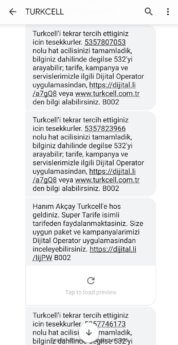Endless texts by turkcell why god why