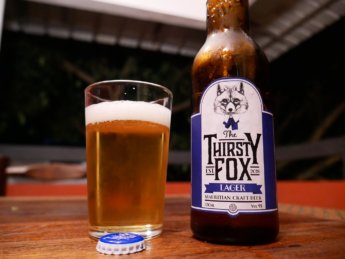 LAGER the thirsty fox mauritian craft beer lager