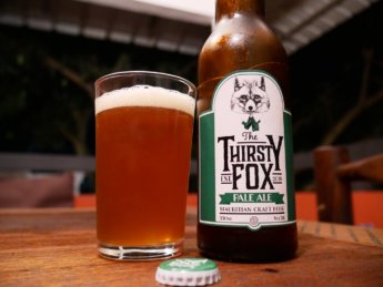 PALE ALE the thirsty fox craft beer in Mauritius