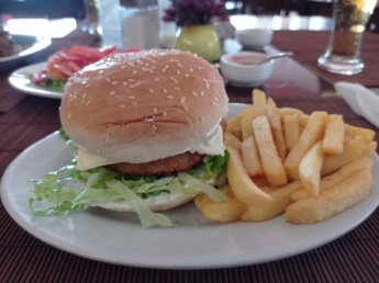 western food vegetarian burger le phare