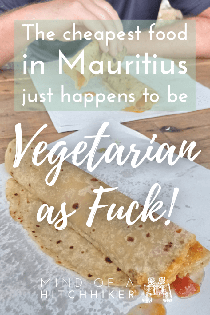 vegetarian roti in Mauritius