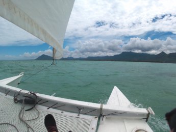 1 sailing dinghy catamaran in La Gaulette Mauritius