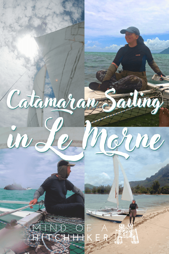 Sail Mauritius Dinghy Sailing a Tiny Catamaran in La Gaulette • Mind of a Hitchhiker