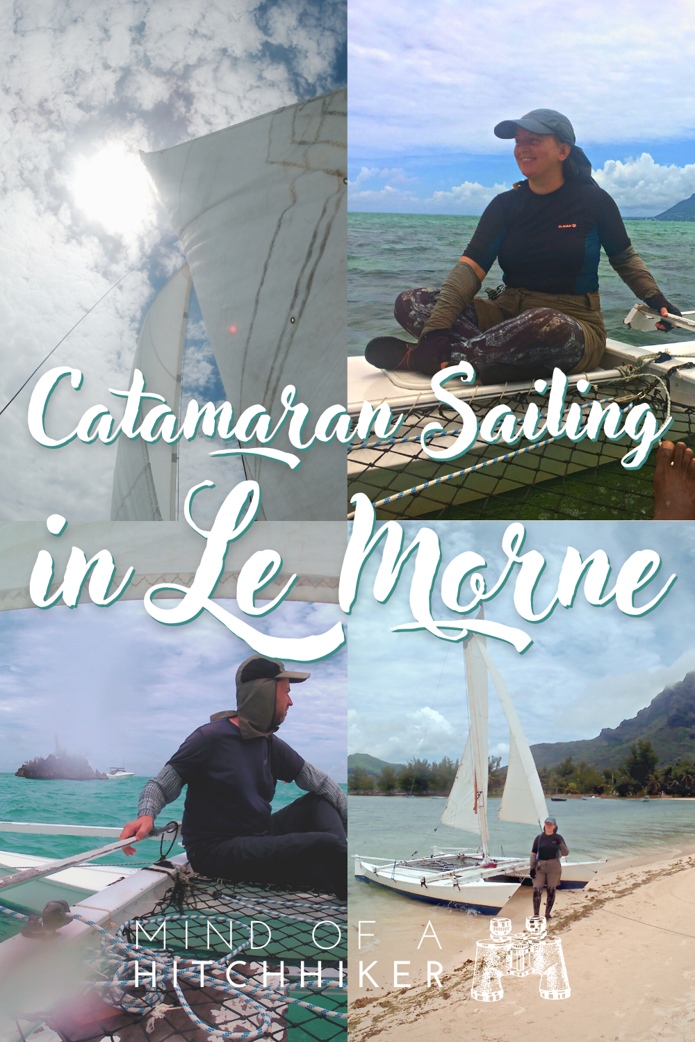 Catamaran sailing in Le Morne without staying at an expensive resort