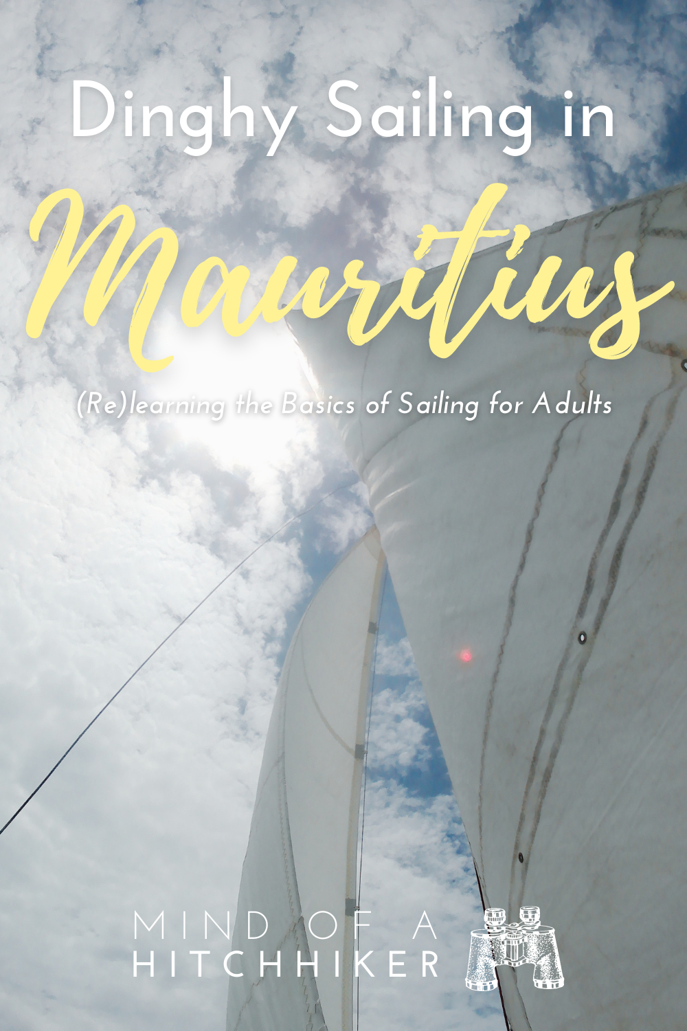 Dinghy sailing Mauritius class for adults