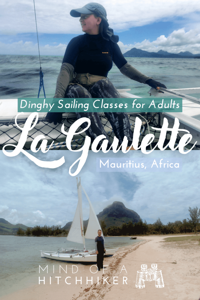 Sail Mauritius Dinghy Sailing a Tiny Catamaran in La Gaulette • Mind of a Hitchhiker