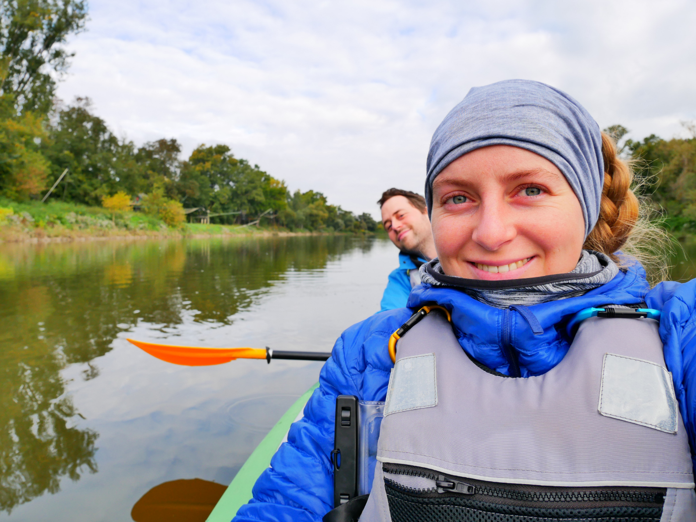 2019 kayaking Morava river Slovakia Austria Iris + Jonas couple travel