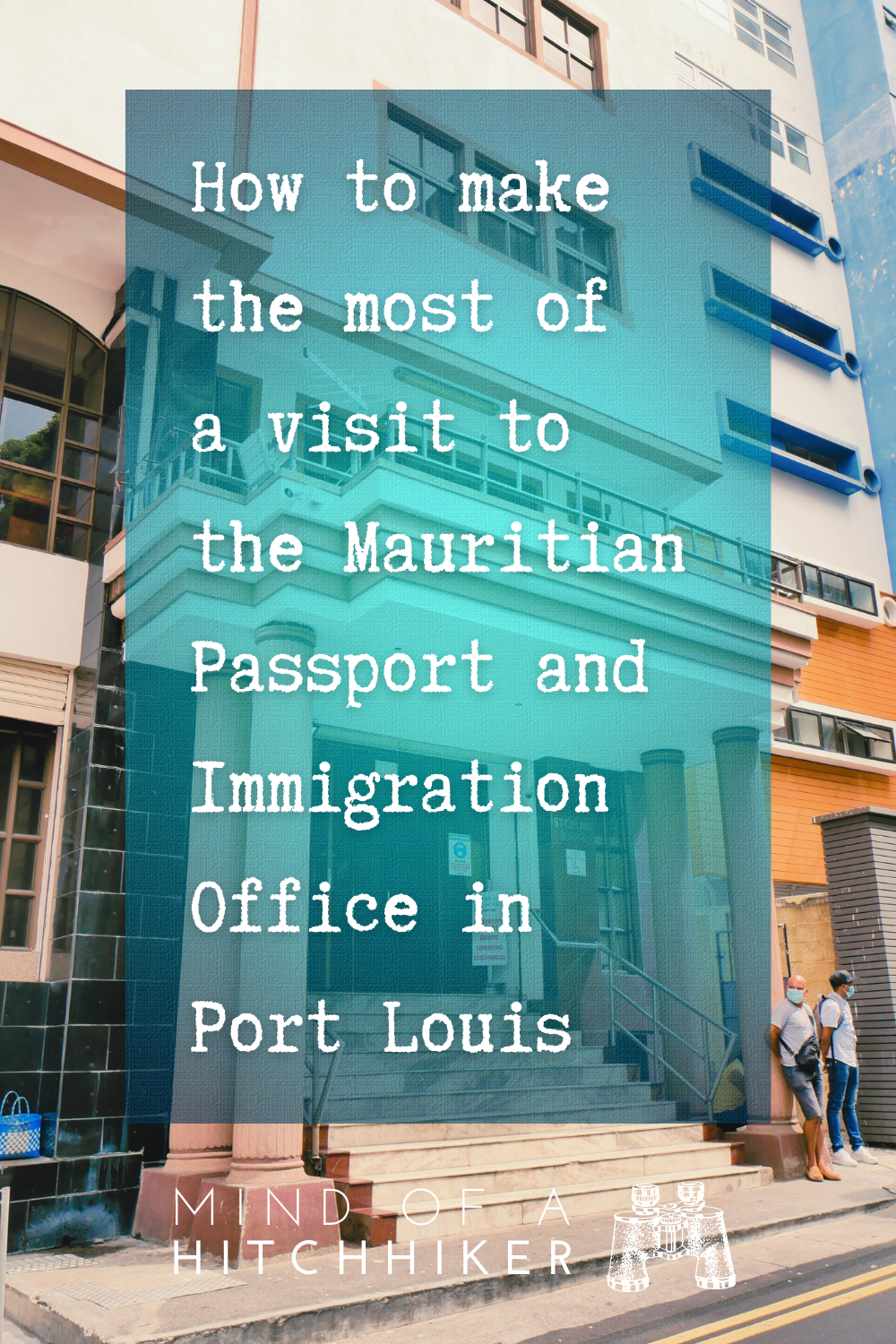 Passport and immigration office PIO Mauritius pins