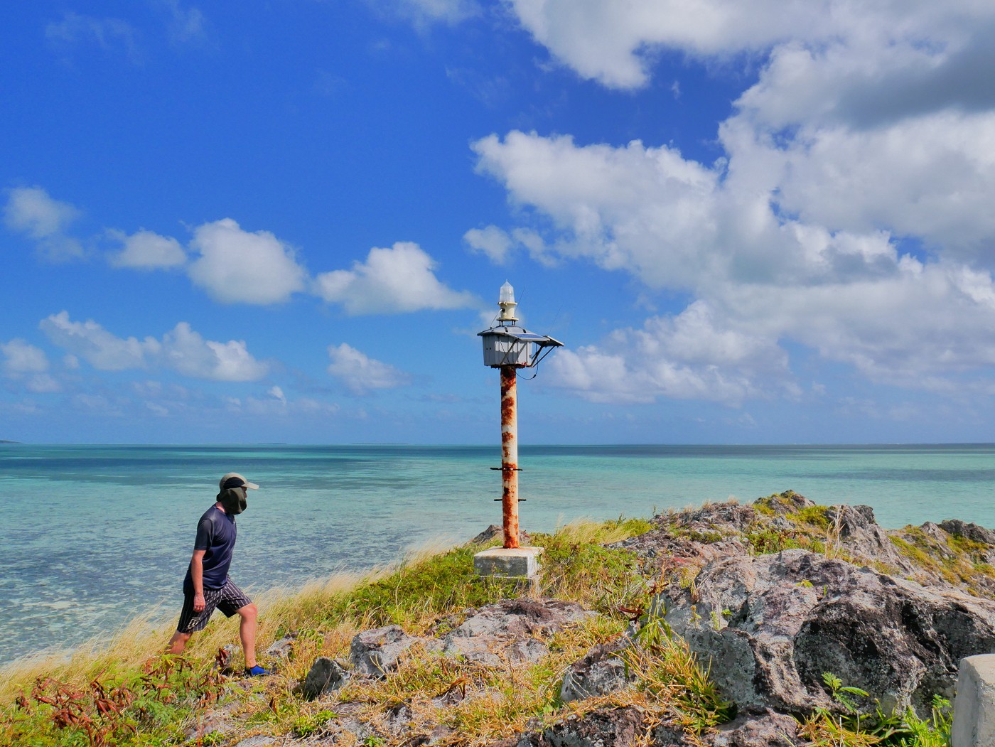 beacon lighthouse Île aux Fous Rodrigues Mauritius
