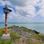 Île aux Fous lighthouse beacon Rodrigues Mauritius
