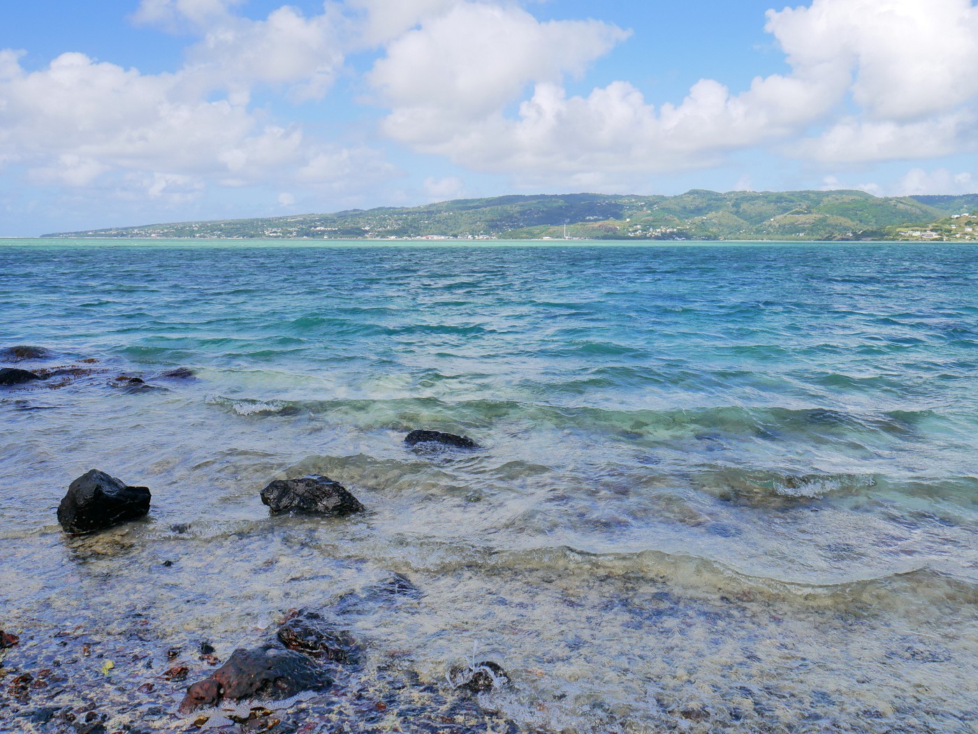 Port Mathurin north lagoon Rodrigues Mauritius