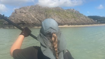 Jonas kayak to Île aux Diamant Rodrigues